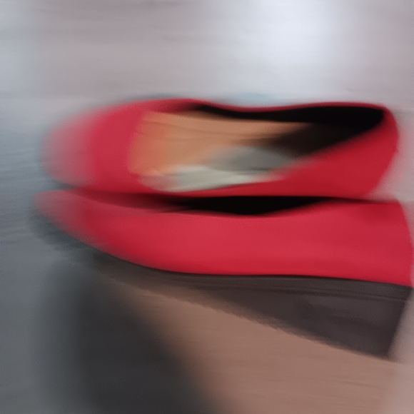 Chic Red Women's Loafers - Picture 2 of 2